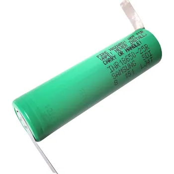 RC náhradní díl Akumulátor 3,6V / 2500mAh Samsung INR18650-25R, s pájecími vývody "Z"