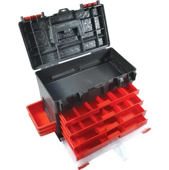 KENNEDY Plastový box na nářadí 4-zásuvkový 450 x 250 x 325 mm