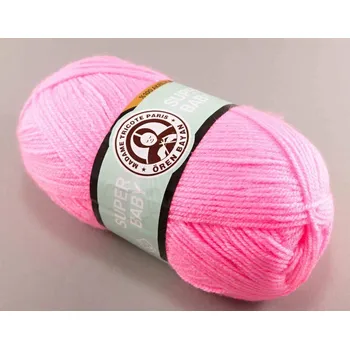 Příze Příze Super baby - tmavá baby růžová 040