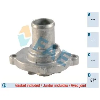 Těsnění motoru Termostat, chladivo FAE 5344487
