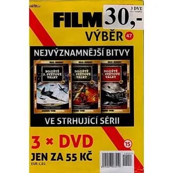 Bojiště 2. světové války 3 díly DVD