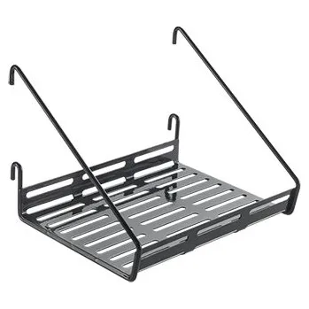 Metaltex Závěsná polička na nástěnný systém Mural 18 x 15 x 13 cm, černá