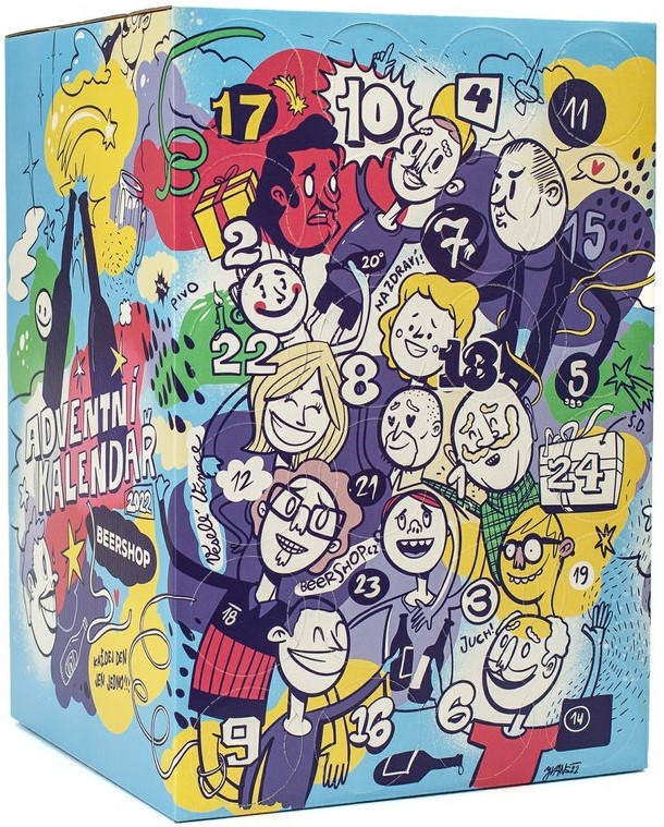 Foto Pivo Adventní pivní kalendář Beershop 24x 0,33 l - Zbozi.cz