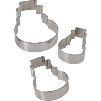 Příbor Home Styling Collection Vánoční vykrajovátka SNĚHULÁK, 3 ks