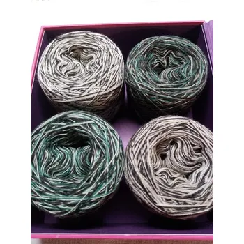 Příze Hájovna merino 3-nitka 4x300m (Duhová krabička Hájovna merino)