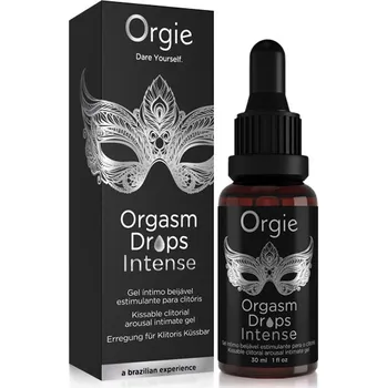 Lubrikační gel Orgie Orgasm Drops Intense 15ml