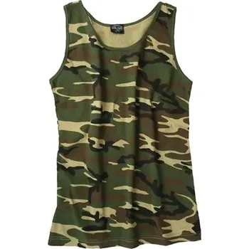 Pánské tílko MILTEC Nátělník maskovací Woodland Camo TANK TOP Mil-Tec® Vyberte velikost: XL