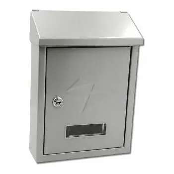 Poštovní schránka Pošt.schránka ERIK stříbrná 210x300x60