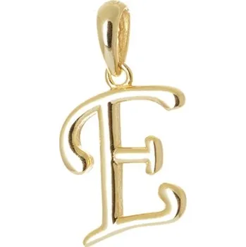Přívěsek Stříbrný přívěšek písmeno E bez zirkonů STRZ0861F