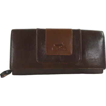 Peněženka Marta Ponti dámská kožená peněženka hnědá B120530 ruf/cognac