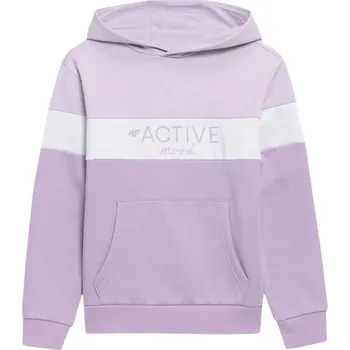 Dívčí mikina 4F HJL22-JBLD002 Violet 128