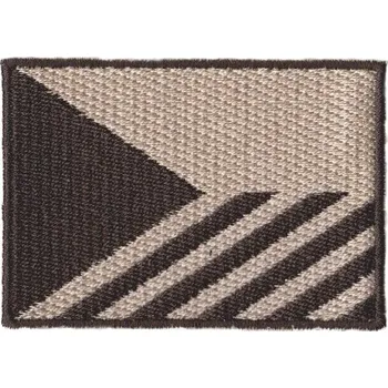 Nášivka NAVYS Nášivka vlajka Česká republika velká šikmé pruhy desert velcro A-17sz