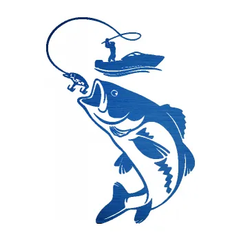 Polep vozidla SAMOLEPKA Rybář 019 levá (65 - škrábaný kov modrý) NA AUTO, NÁLEPKA, FÓLIE, POLEP, TUNING, VLASTNÍ TEXT, TISK, AUTOSAMOLEPKY.cz, POLEPY, OBRÁZEK, LOGO, SAMOLEPKY