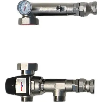 Vodovodní potrubí H2O Směšovací sestava se směšovačem 20°C - 50°C k rozdělovačům, s excentry H-LINE.2545.000