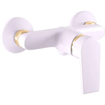 Vodovodní baterie Vodovodní baterie sprchová COLORADO bílá/zlato, Barva: bílá/zlato, Rozměr: 100 mm