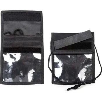 Obal na doklad FOSCO Pouzdro na doklady ID legitimační na krk černé Fosco™