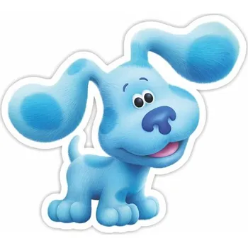 Samolepící dekorace 3D Pěnová dekorace na zeď Blue´s Clues and You modrý