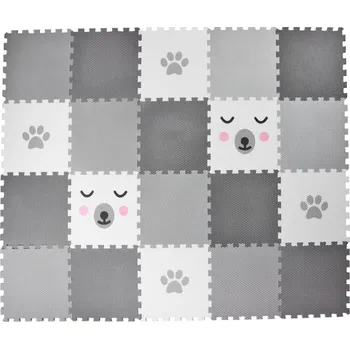 Vylen Pěnová hrací podlaha puzzle 20 dílů TLAPKA A MEDVĚD