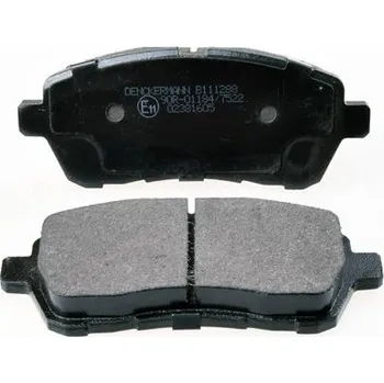 Brzdový systém Sada brzdových destiček, kotoučová brzda DENCKERMANN B111288