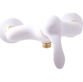 Vodovodní baterie Vodovodní baterie sprchová LABE, Barva: bílá/zlato, Rozměr: 150 mm