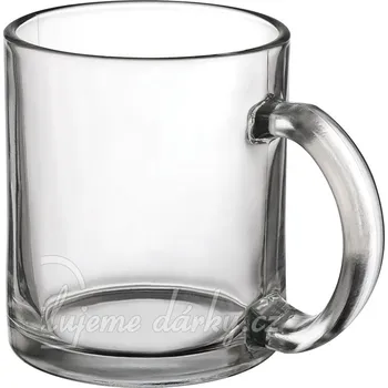 Skleněný hrnek - čiré sklo 0,3 l, balení 6 ks