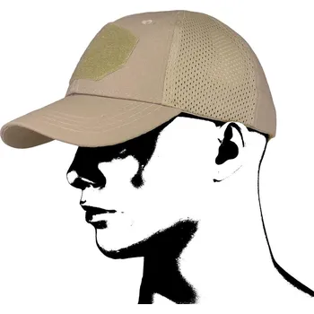 Kšiltovka CMG Čepice kšiltovka Baseball Tactical Mesh CMG® TAN písková