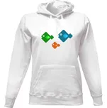 Dámská mikina s kapucí s potiskem Mořský svět dámské