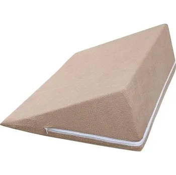 Polštář Bellatex Klínový podhlavník kávový 80 x 50 x 20 cm
