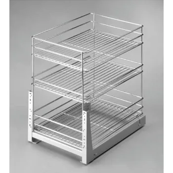 Nomet Výsuvný drátěný koš S bílý 400 mm