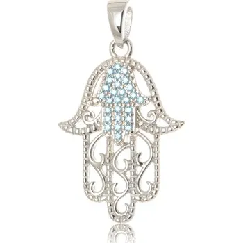 Přívěsek Stříbrný přívěšek ruka Fátimy STRZ0651F
