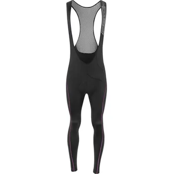 Cyklistické kalhoty Force kalhoty REFLEX LINE LADY s vložkou, černo-růžové