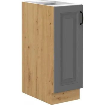 Kuchyňská skříňka Spodní skříňka kargo koš STILLO TMAVĚ ŠEDÁ / ARTISAN 30 D CARGO BB