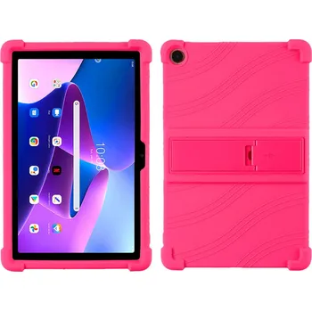 Pouzdro na tablet Silikonový Kryt Lenovo Tab M10 Plus 3 Gen - Barevné Barva: Nachová