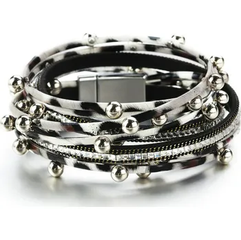 Náramek Amparo Miranda® Náramek Trendy Metal Beads, Barva Animal