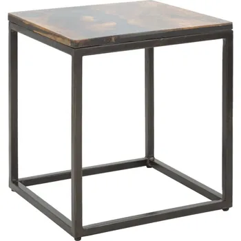 Konferenční stolek Čtvercový konferenční stolek Mauro Ferretti Taran z akáciového dřeva, 40x40x45 cm