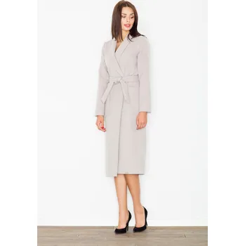 Dámský kabát / plášť M532 - Figl béžová S-36