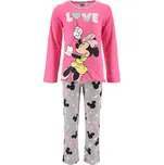Dívčí pyžamo DISNEY MINNIE LOVE růžovo-šedé Velikost: 104