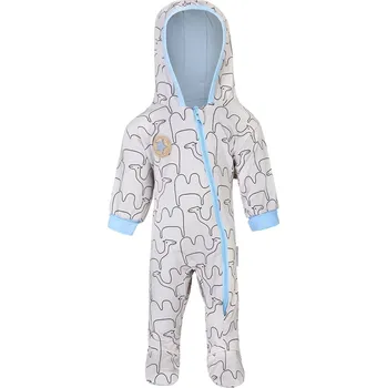 Dětský overall Little Angel Overal podšitý BIO DR Outlast® - béžová velbloud/sv.modrá Velikost oblečení: 68