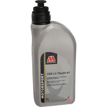Převodový olej MILLERS OILS CRX LS 75w90 NT - plně syntetický olej pro sekvenční, bezsynchronní převodovky a samosvorné diferenciály 1