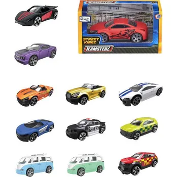 autodráha Teamsterz auto kovové Street Kingz 10cm různé druhy volný chod v krabici