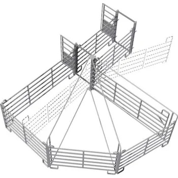 Ohradník Naháněcí ohrada, oblouk s manipulační uličkou pro skot ECONOMY