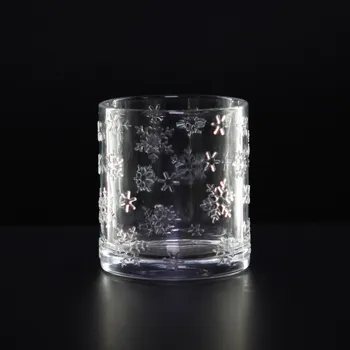 Svícen Svícen vánoční sklo pr.8,5 V10cm čirý (775006)