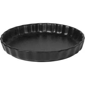 Forma na pečení Kameninová zapékací forma na koláč průměr 25 cm Broste VIG - černá