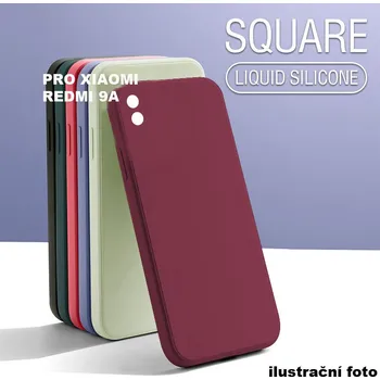 Pouzdro na mobilní telefon Barevný Silikonový Obal Na Xiaomi Redmi 9A Barva: Červená
