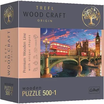 Trefl Wood Craft Origin puzzle Westminsterský palác, Big Ben 501 dílků