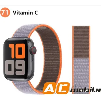 Příslušenství k chytrým hodinkám Nylonový Pásek Pro Apple Watch 42/44/45 Mm Možnosti: Vitamin C