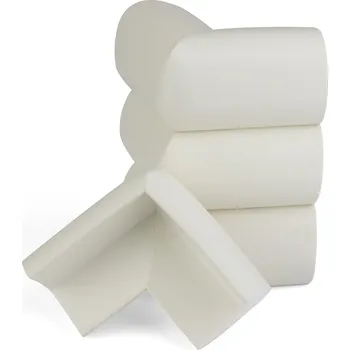 Dětská zábrana Walteco Ochrana rohu 55x55x35mm, samolepicí, bílá, 4 ks