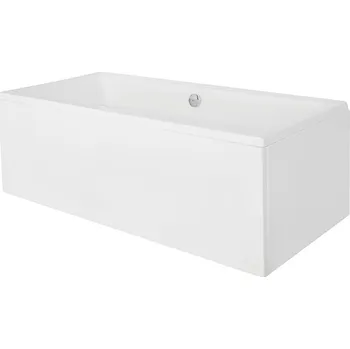 Besco Krycí panel k obdélníkové vaně Quadro P 155x70 (165,170x75, 175,180x80, 190x90), bílý Barva: Bílá, Rozměry (cm): 165x75