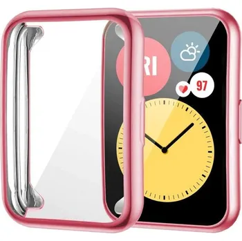 Příslušenství k chytrým hodinkám Obal Na Hodinky Pro Huawei Watch Fit 2 Barva: Růžová