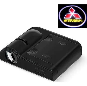 Auto-moto LED logo projektor MITSUBISHI značka automobilu 12V